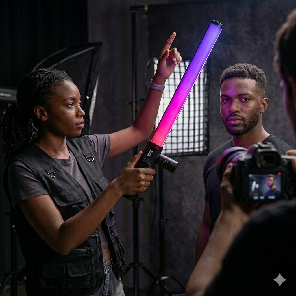 Product Short Title: Ulanzi VL110 RGB Tube Light – Portable Handheld LED Wand for Photography & Video - Image 3