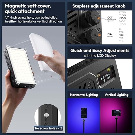 Ulanzi LM-P40 RGB portable full-color video light