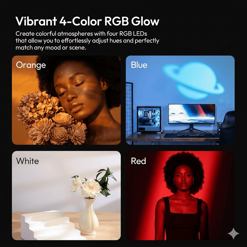 Ulanzi LM01 RGB Magnetic LED Video Light – Pocket-Sized - Image 5