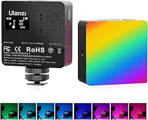 Ulanzi VL49 RGB Pro LED video light front view