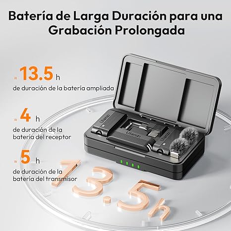 Close up view of the miniature Ulanzi A100 Wireless Microphone attached neatly to a shirt collar using the magnetic mount disk.
