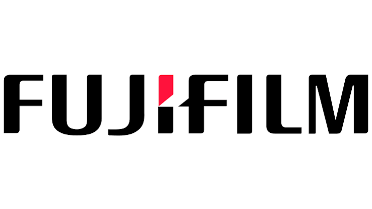 Official Fujifilm brand logo with red accent mark for Mobile Tech Joint Lagos store