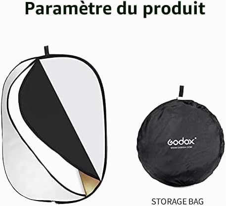 Godox 5-in-1 collapsible reflector 80x120cm light modifier in Lagos Nigeria.