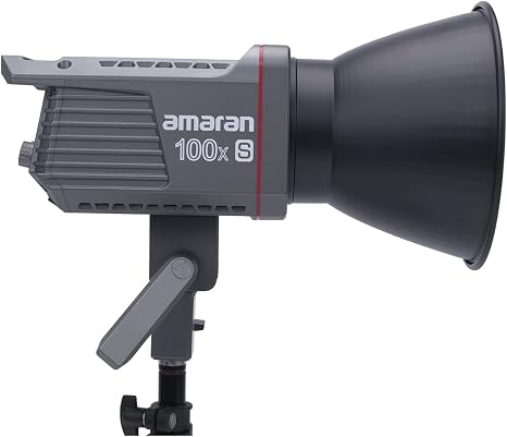 amaran COB 100x S 100W bi-color LED studio video light head with Bowens mount hyper reflector