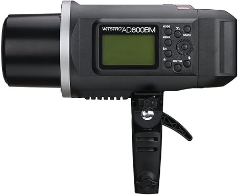 Godox AD600BM battery strobe with softbox set up on an outdoor location shoot in Lagos.