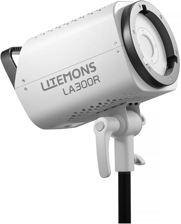 Godox Litemons LA300 continuous LED video light studio setup in Lagos Nigeria.