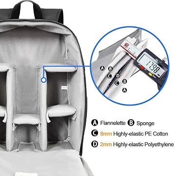 Caden Camera Bag waterproof photography backpack in Lagos Nigeria.