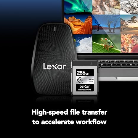 Lexar 256GB CFexpress Type B 1750MB/s Silver Card cinema camera memory card in Lagos Nigeria.