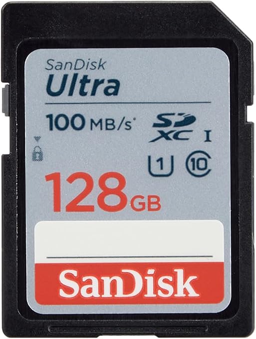 Sandisk 128GB Memory Card for cameras and smartphones in Lagos Nigeria.
