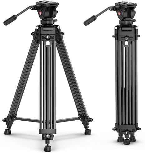 Ulanzi MT-81 Tripod portable lightweight travel stand for cameras and smartphones.