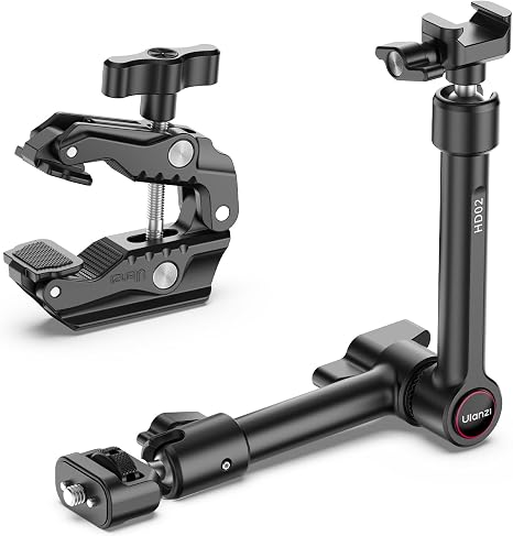 Ulanzi HD02 10 inches Magic Arm extension arm with dual 360 ball heads for camera rigs.