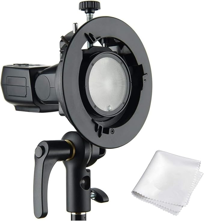 Godox S2 bracket universal bowens mount speedlite holder with tilt handle