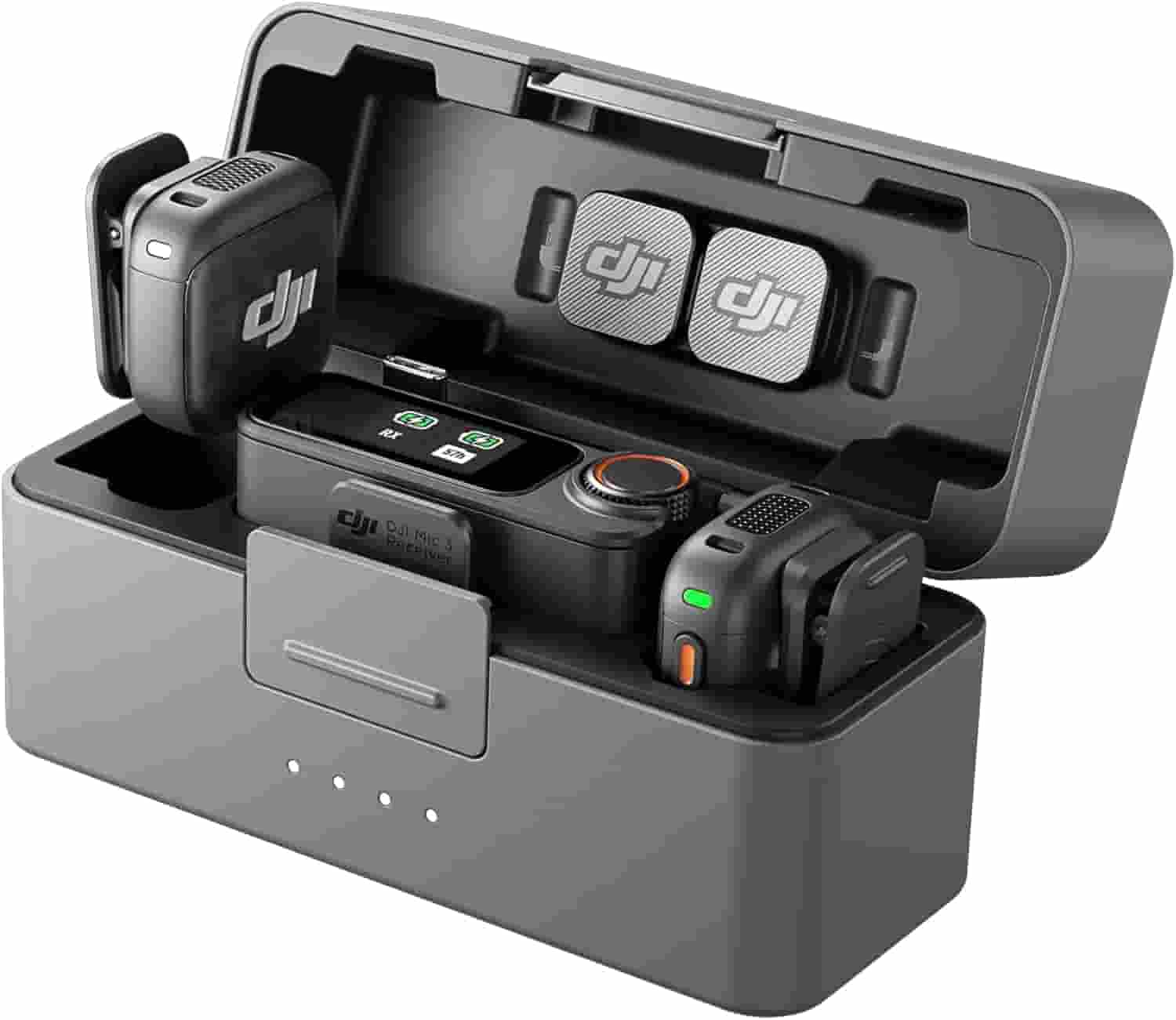 DJI Mic 3 Wireless Microphone System in Lagos, Nigeria attached to a presenter's jacket