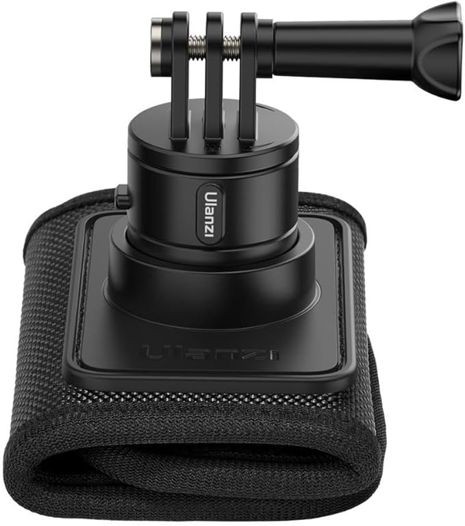 Ulanzi C062 Go-Quick II magnetic backpack strap mount clamped onto a bag strap.
