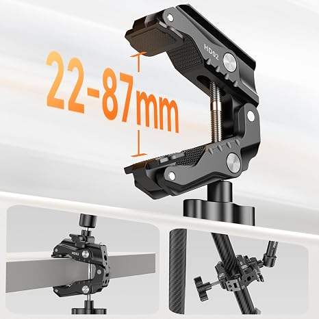 Ulanzi HD02 10 inches Magic Arm extension arm with dual 360 ball heads for camera rigs.