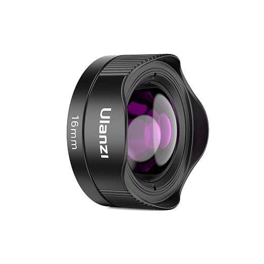 Ulanzi CL-005 16mm wide angle phone Lens HD clip-on smartphone camera lens.