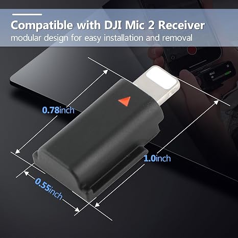JI Mic Lightning adapter connector for iPhone and iPad
