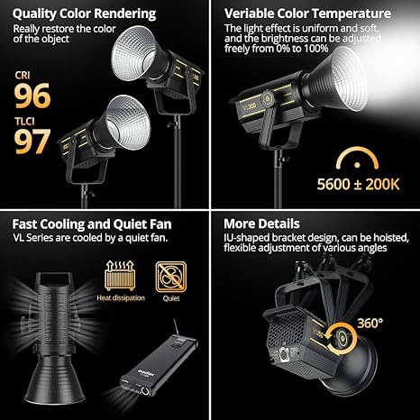 DGX FF Series 300 Watts Light continuous COB video light in Lagos Nigeria.