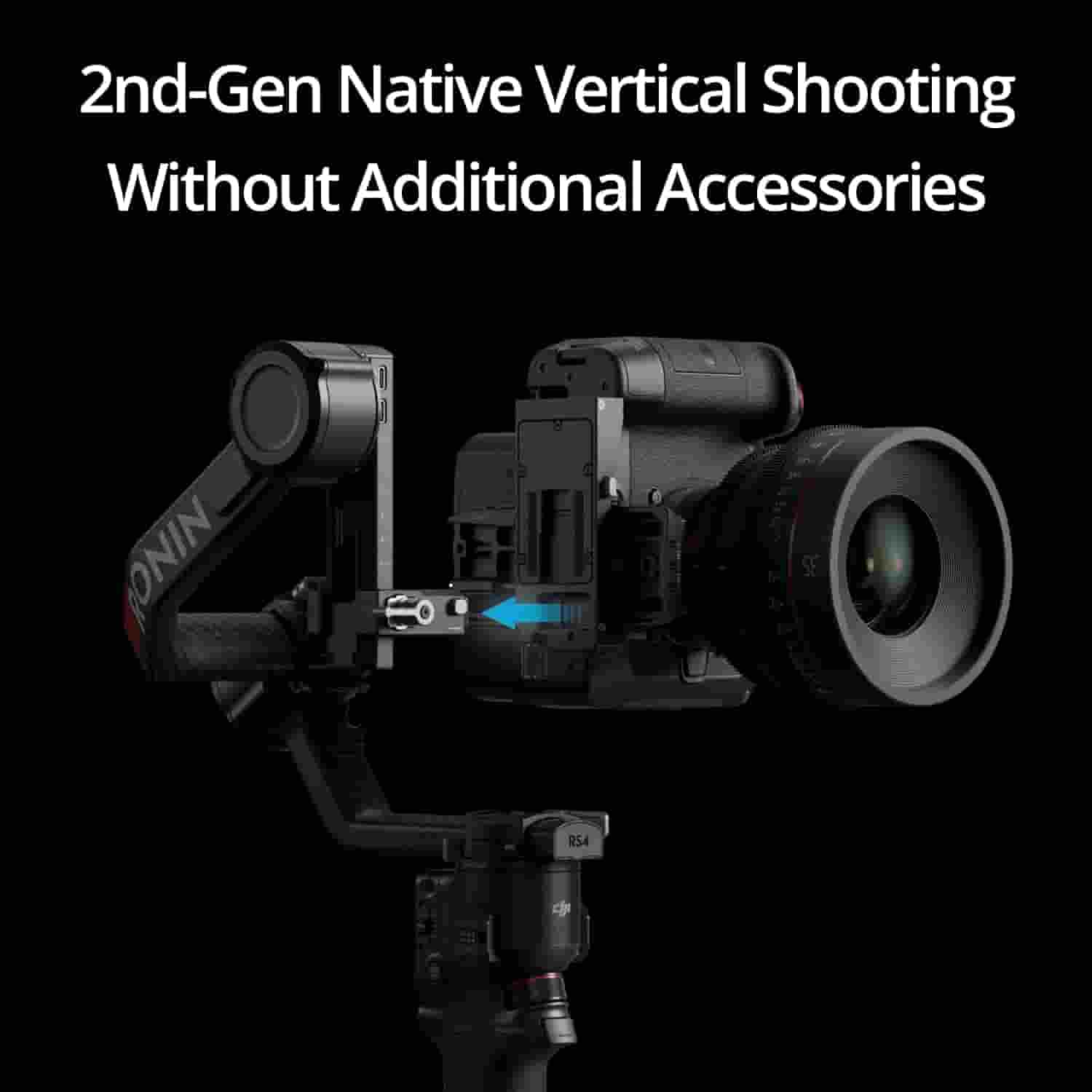 DJI RS 4 Pro Camera Gimbal Stabilizer in Lagos, Nigeria loaded with a cinema camera