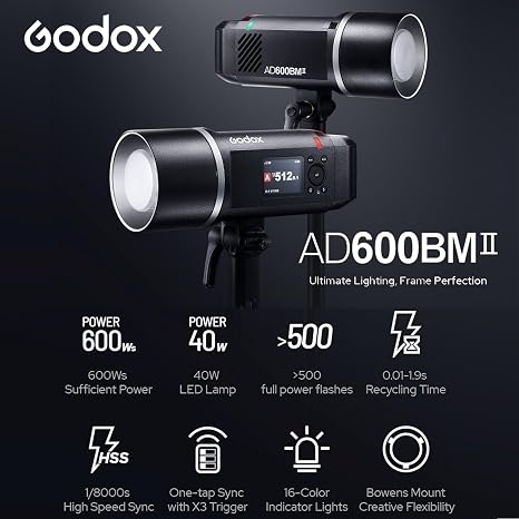 Godox AD600BM Witstro Outdoor Flash 600Ws battery strobe in Lagos Nigeria.