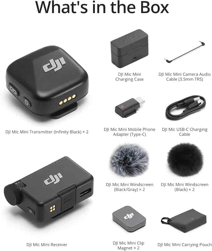 DJI Mic Mini Wireless Microphone System in Lagos, Nigeria attached to a shirt collar