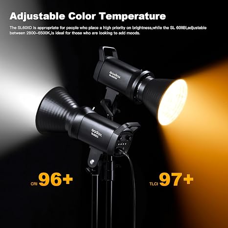 Godox SL60IID Daylight LED Video Light continuous studio lighting in Lagos Nigeria.