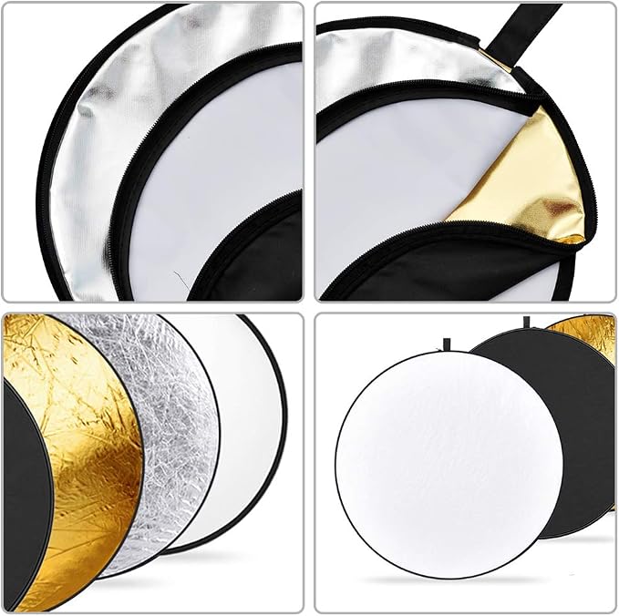 Godox 5-in-1 Collapsible Reflector 110cm – Round Light Modifier in Lagos, Nigeria - Image 4