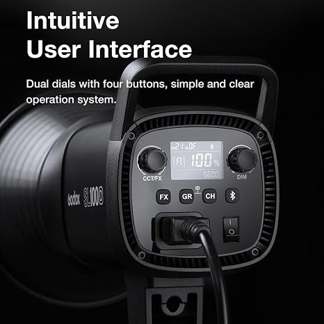 Godox 100BI Litemons Bi-Color LED Video Light continuous studio lighting in Lagos Nigeria.