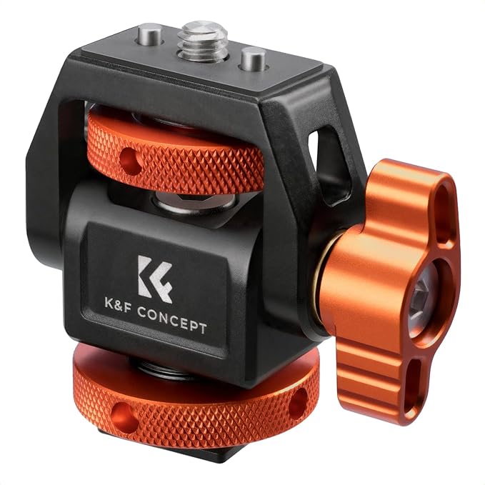 K and F MS-42 Monitor Mount with Cold Shoe for camera field monitors in Lagos Nigeria.