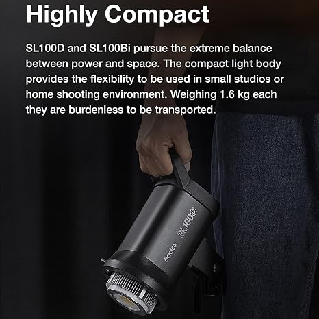 Godox 100BI Litemons Bi-Color LED Video Light continuous studio lighting in Lagos Nigeria.