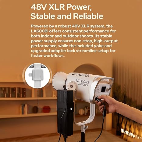 DGX 600X Video Light bi-color continuous studio COB light in Lagos Nigeria.