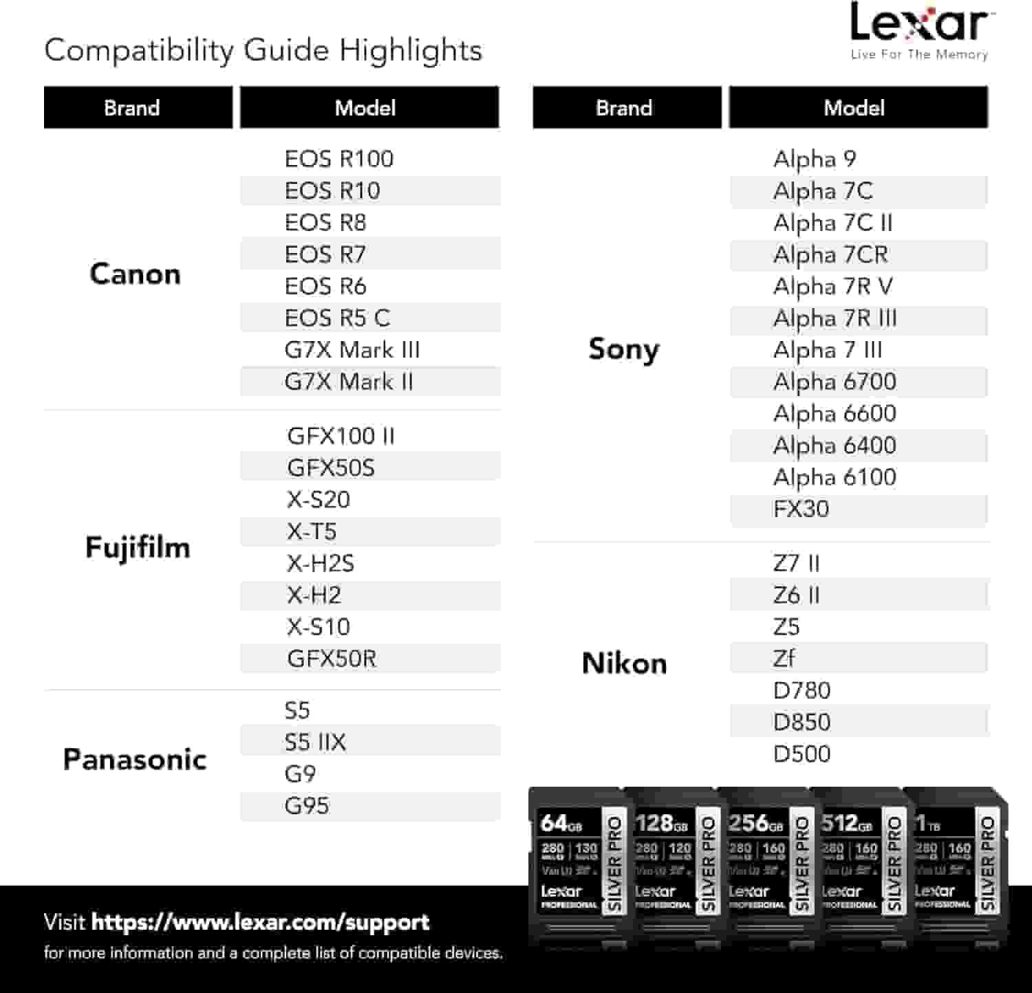 Lexar 256GB Professional V60 Nigeria memory card set up for 4K video recording in Lagos