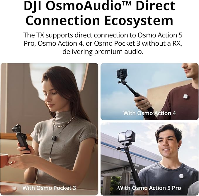 DJI Mic Mini 2 wireless microphone system with transmitters and USB-C charging case