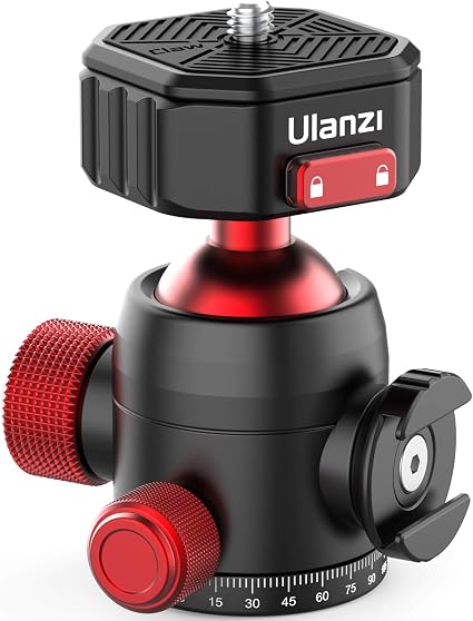 Ulanzi Claw U100 Ballhead quick release panoramic camera mount.