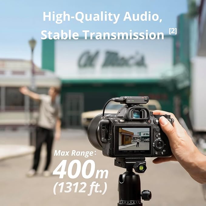 DJI Mic Mini 2 wireless microphone system with transmitters and USB-C charging case