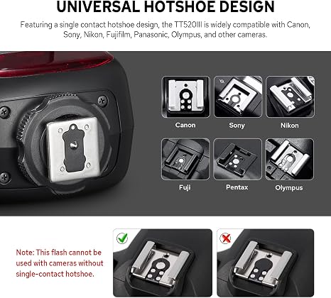 Godox TT520 III universal manual speedlight camera flash in Lagos Nigeria.