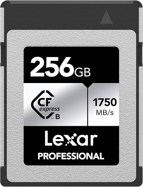 Lexar 256GB CFexpress Type B 1750MB/s Silver Card cinema camera memory card in Lagos Nigeria.
