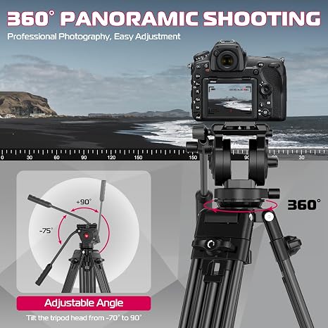 Ulanzi MT-81 Tripod portable lightweight travel stand for cameras and smartphones.