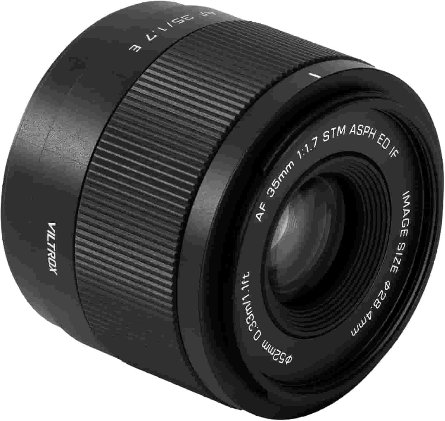Viltrox 35mm f1.7 E Mount Nigeria lens mounted on a Sony camera in Lagos