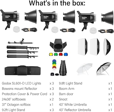 Godox SL60IID Daylight LED Video Light continuous studio lighting in Lagos Nigeria.
