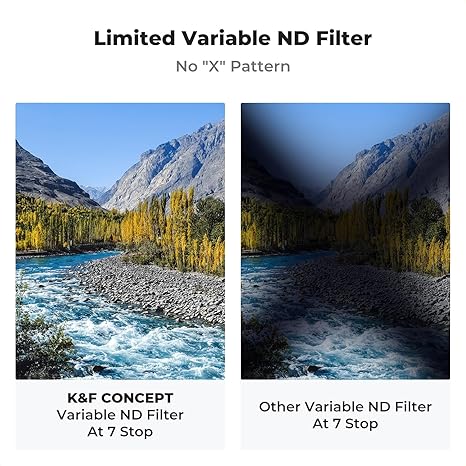 K and F Magnetic Variable ND Filters 67mm continuous optical density filter set in Lagos Nigeria.