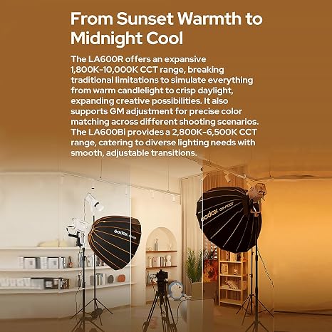 DGX 600X Video Light bi-color continuous studio COB light in Lagos Nigeria.