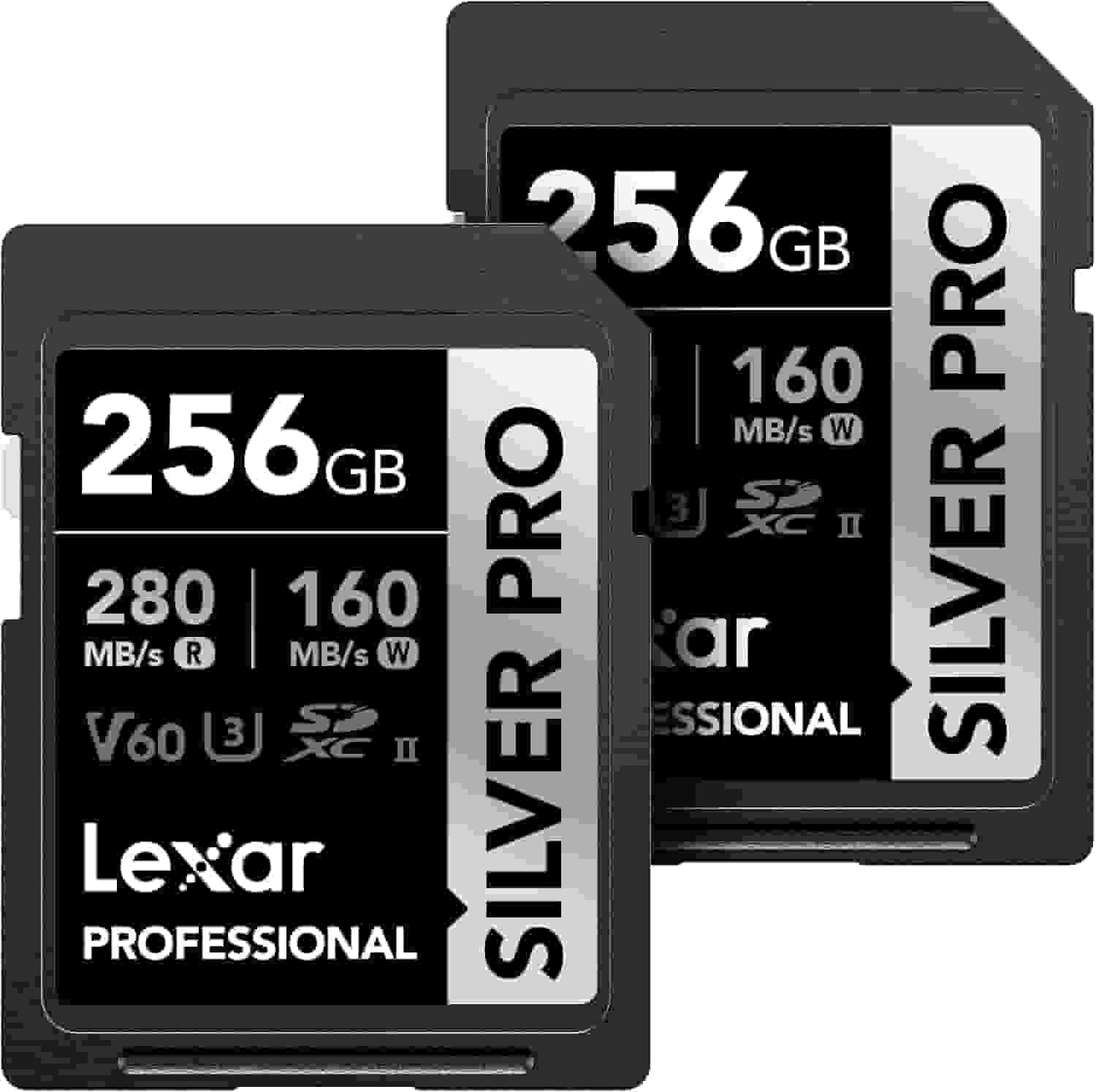 Lexar 256GB Professional V60 Nigeria memory card set up for 4K video recording in Lagos