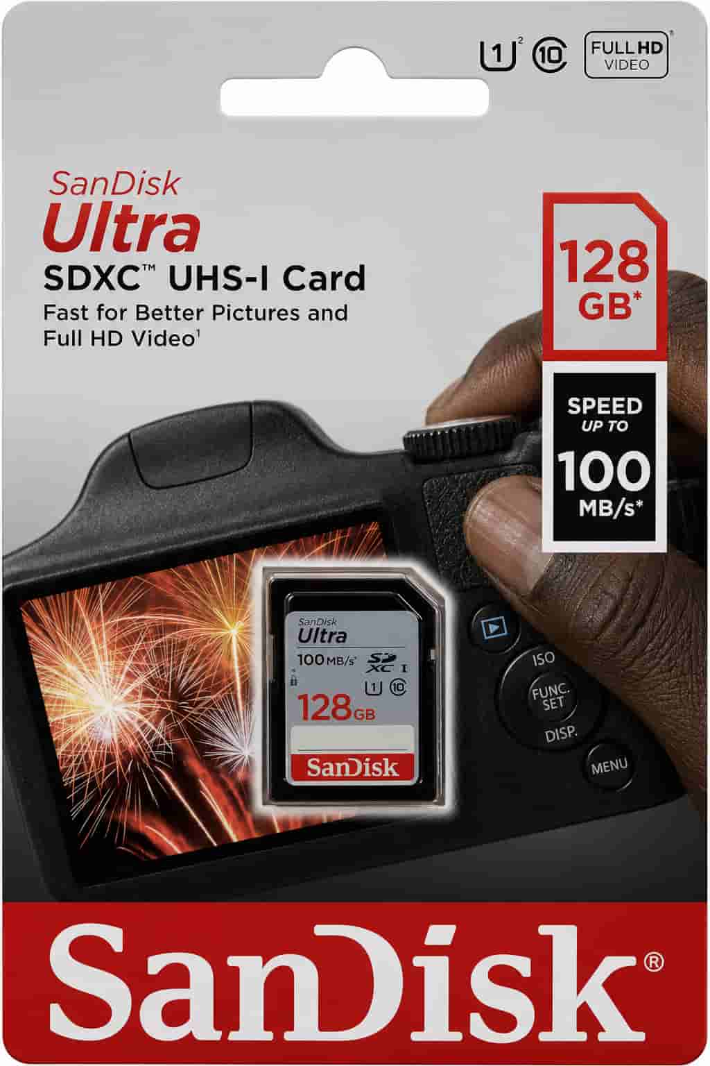 Sandisk 128GB Memory Card for cameras and smartphones in Lagos Nigeria.