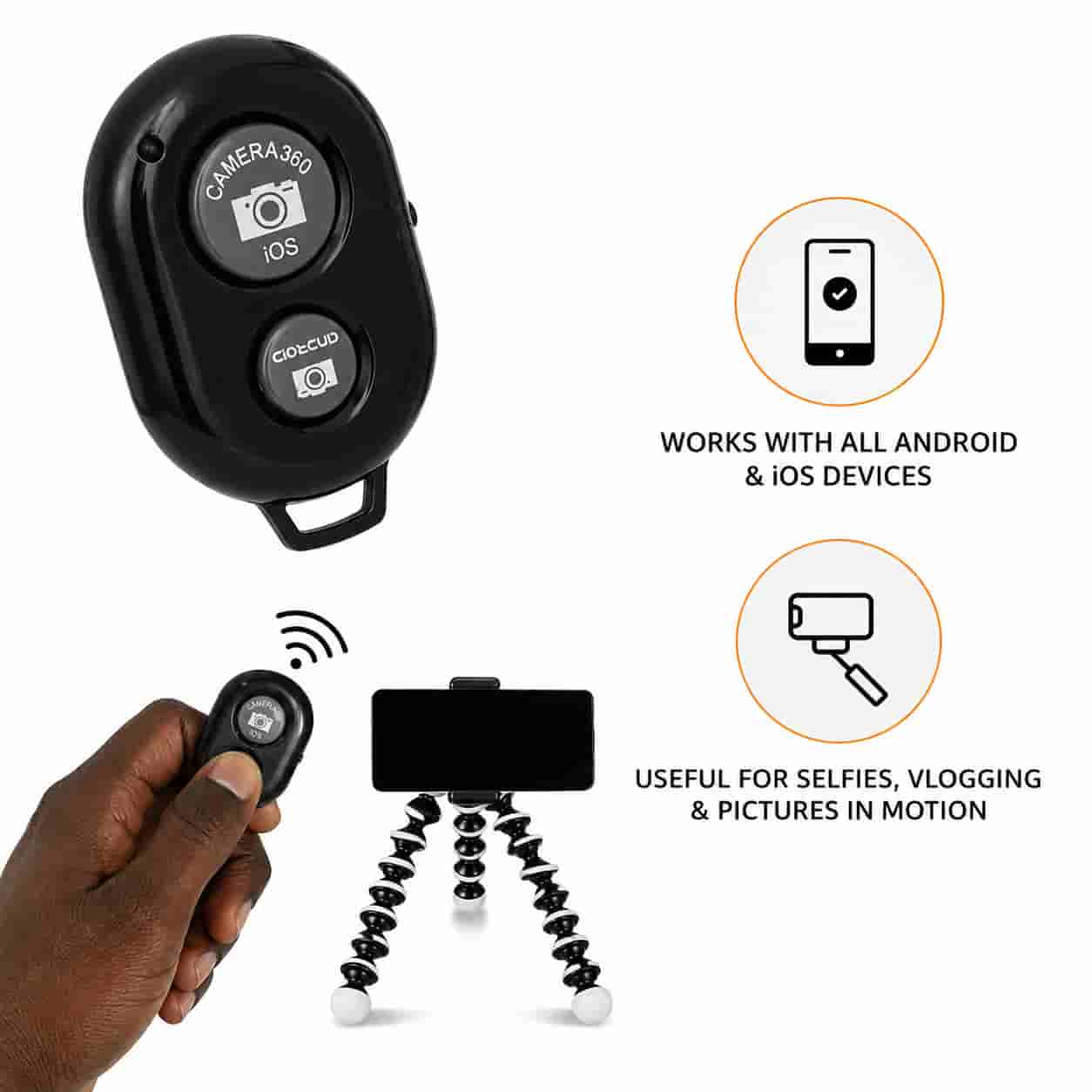 Ulanzi P1 Remote Controller used for triggering smartphone camera in Lagos Nigeria