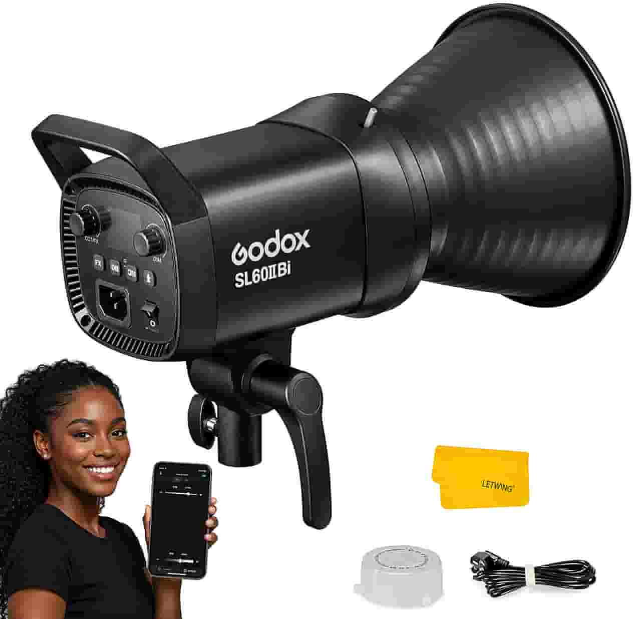 Godox SL60II Bi Bi-Color LED Video Light continuous studio lighting in Lagos Nigeria.