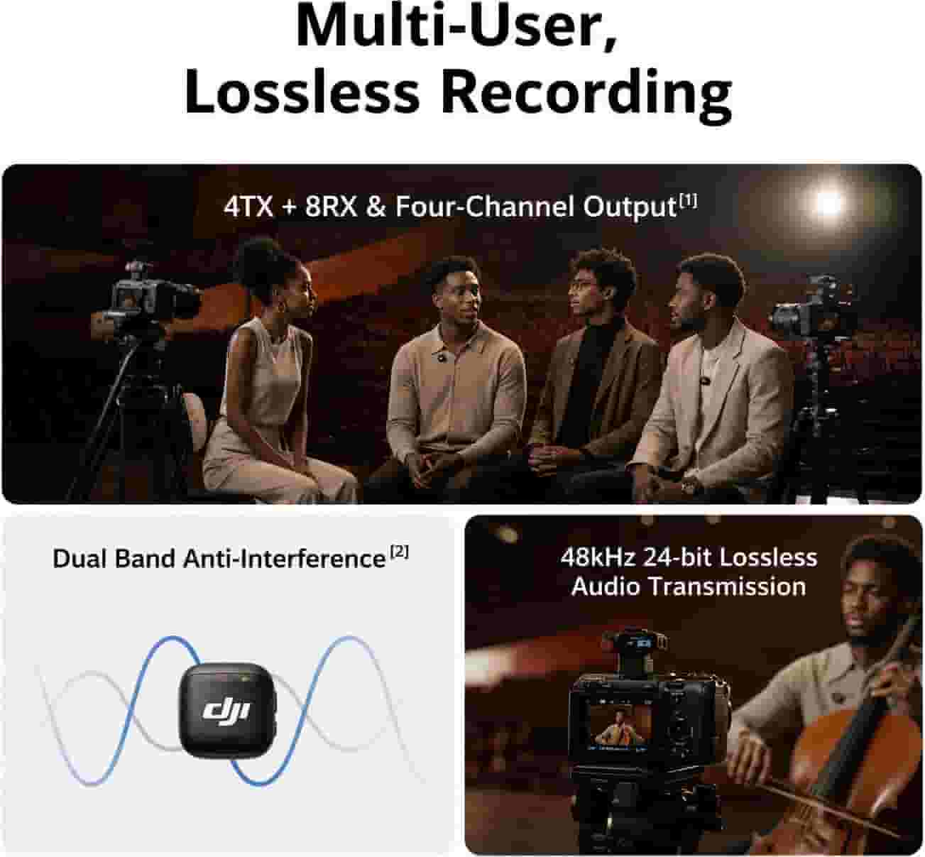 DJI Mic 3 Wireless Microphone System in Lagos, Nigeria attached to a presenter's jacket
