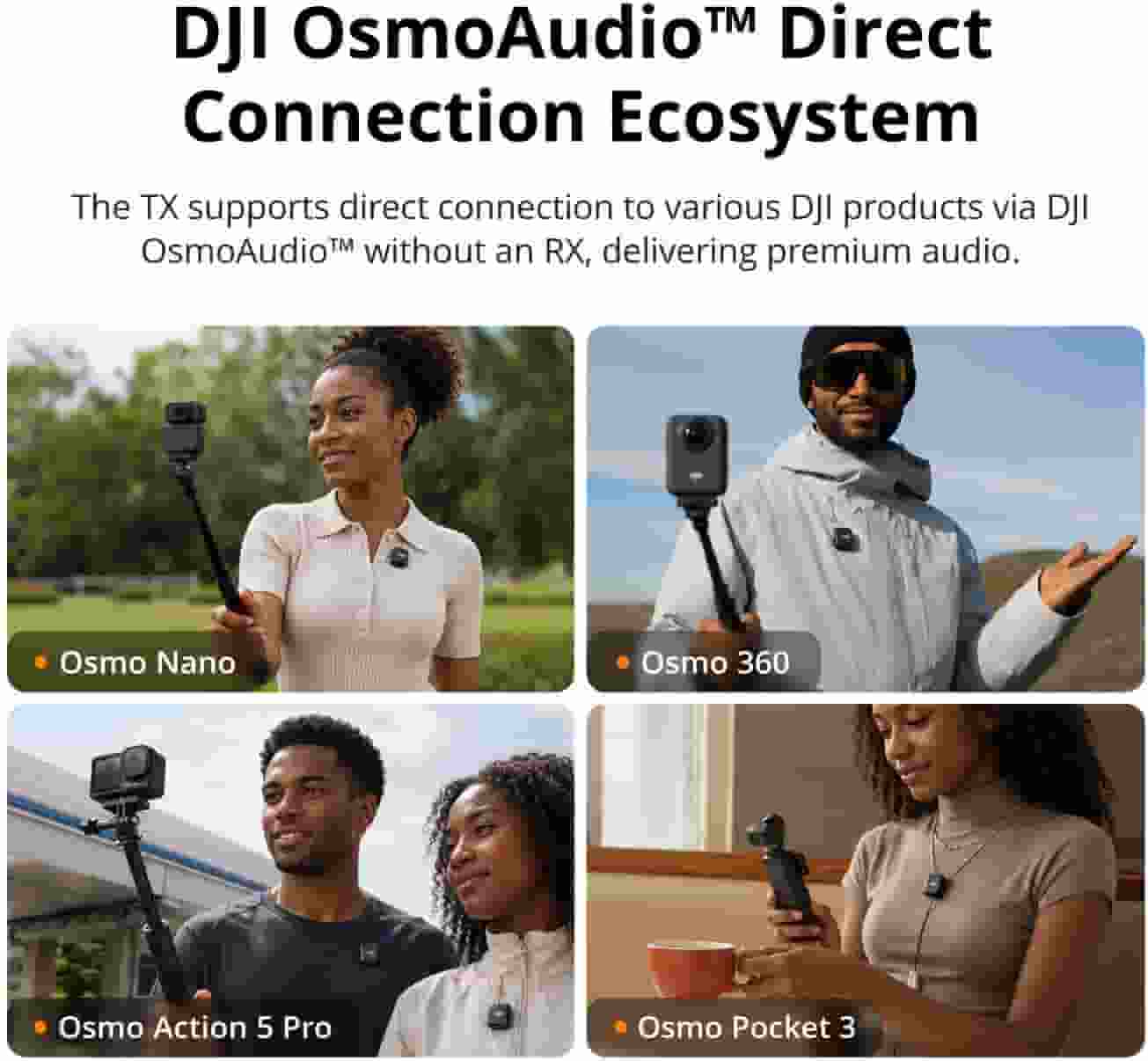 DJI Mic 2 Wireless Microphone System in Lagos, Nigeria clipped to a shirt collar