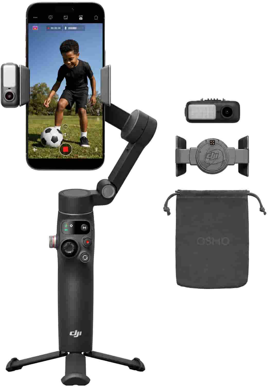 DJI Osmo 8 Action Camera in Lagos, Nigeria mounted for extreme sports filming