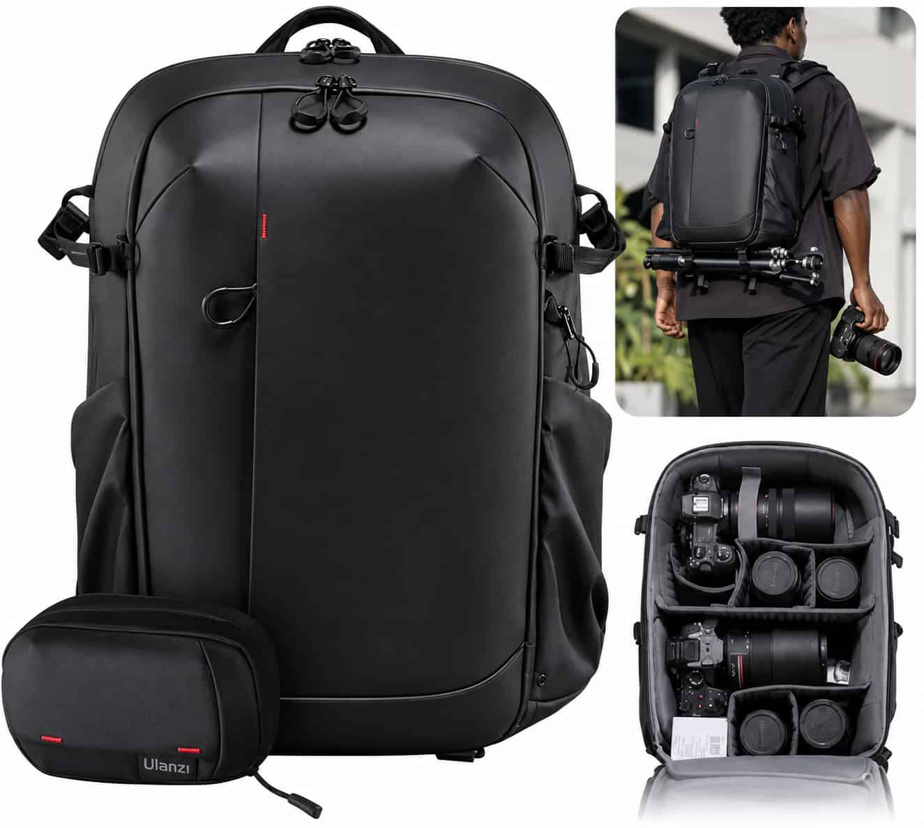 Ulanzi BP09 Tracker Camera Backpack 22L weatherproof travel camera bag.
